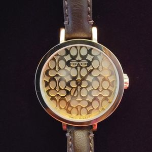 Coach Signature "C" Logo Dial Ladies Watch